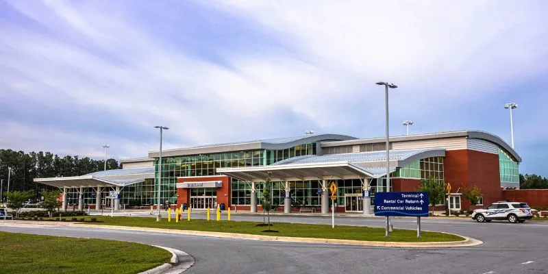 Delta Airlines OAJ Terminal – Albert J. Ellis Airport